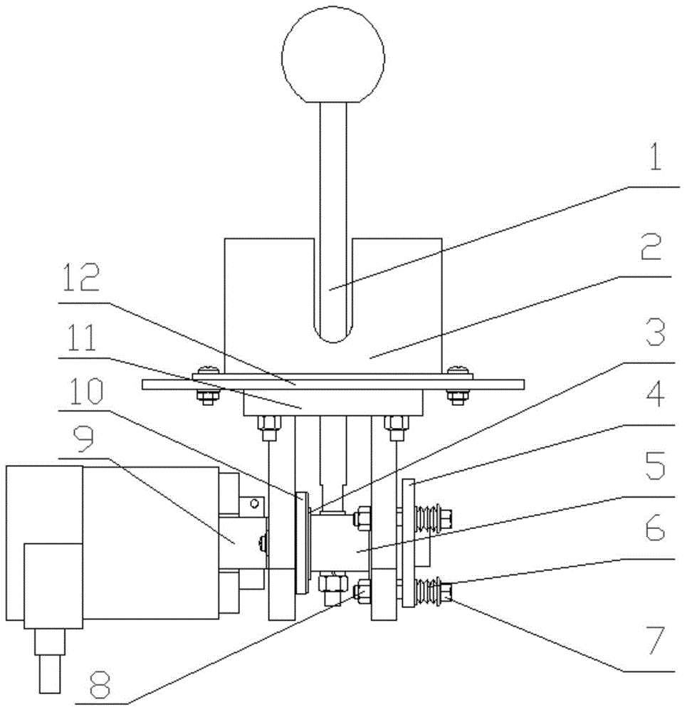 Digital adjustable damping handle device and zero point positioning method therefor