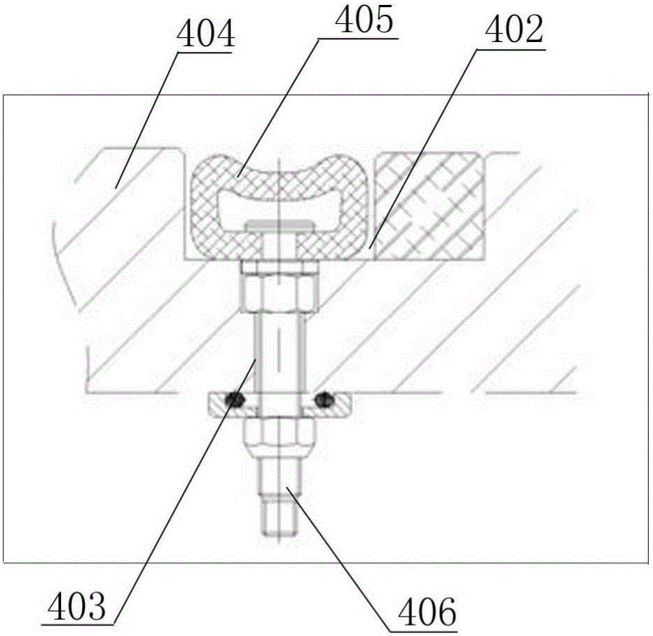 Shield tunneling machine articulation mechanism seal performance test device and test method