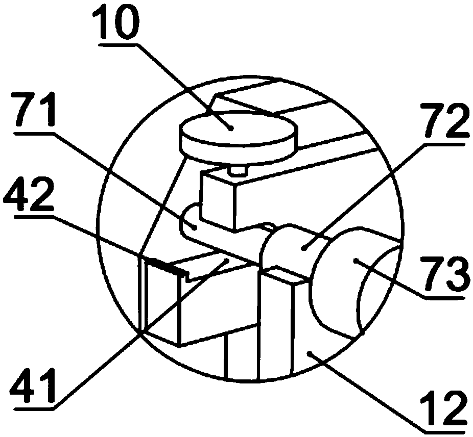 Cloth winding mechanism of cloth printing machine