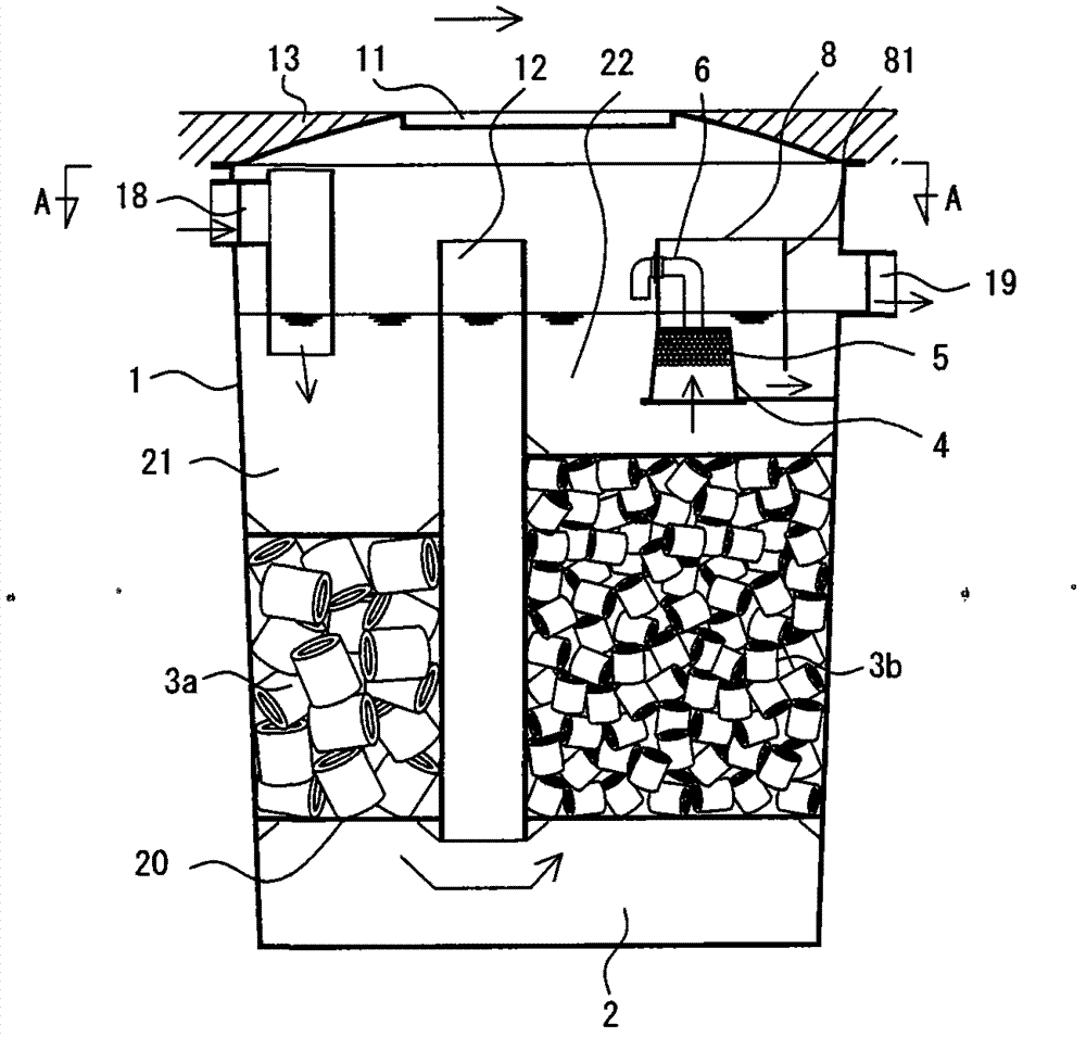 Unpowered purification tank