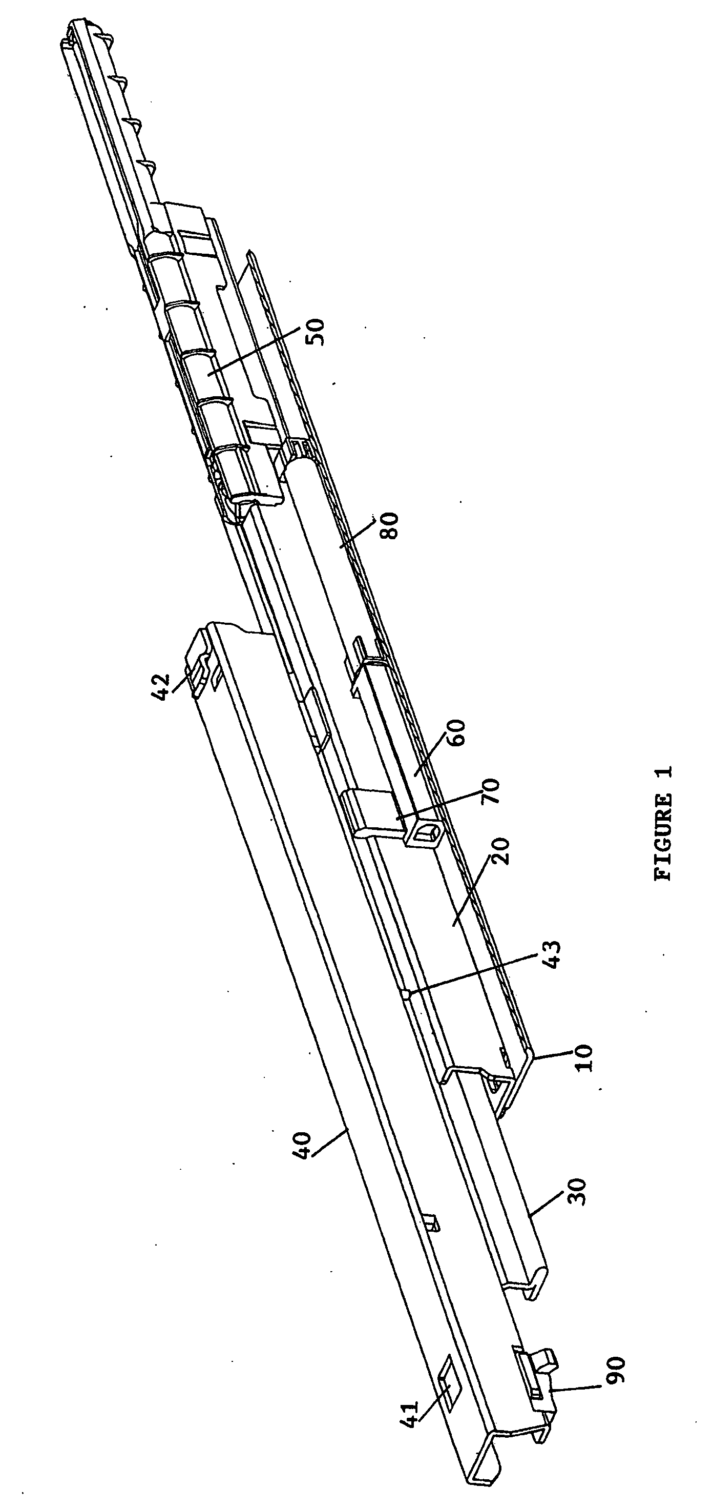 Drawer guide rail assembly