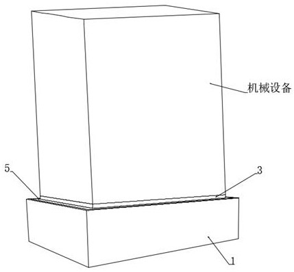 High-stability mechanical equipment shock-resistant machine base