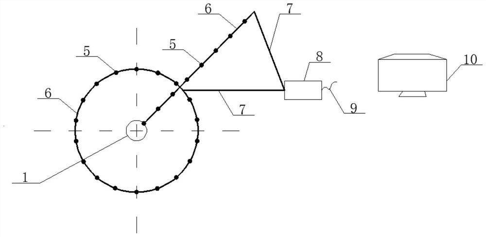 Device and method for monitoring tree root infiltrating irrigation through three-dimensional resistivity