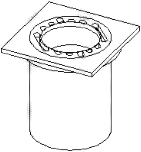 Through-type deodorization floor drain with float