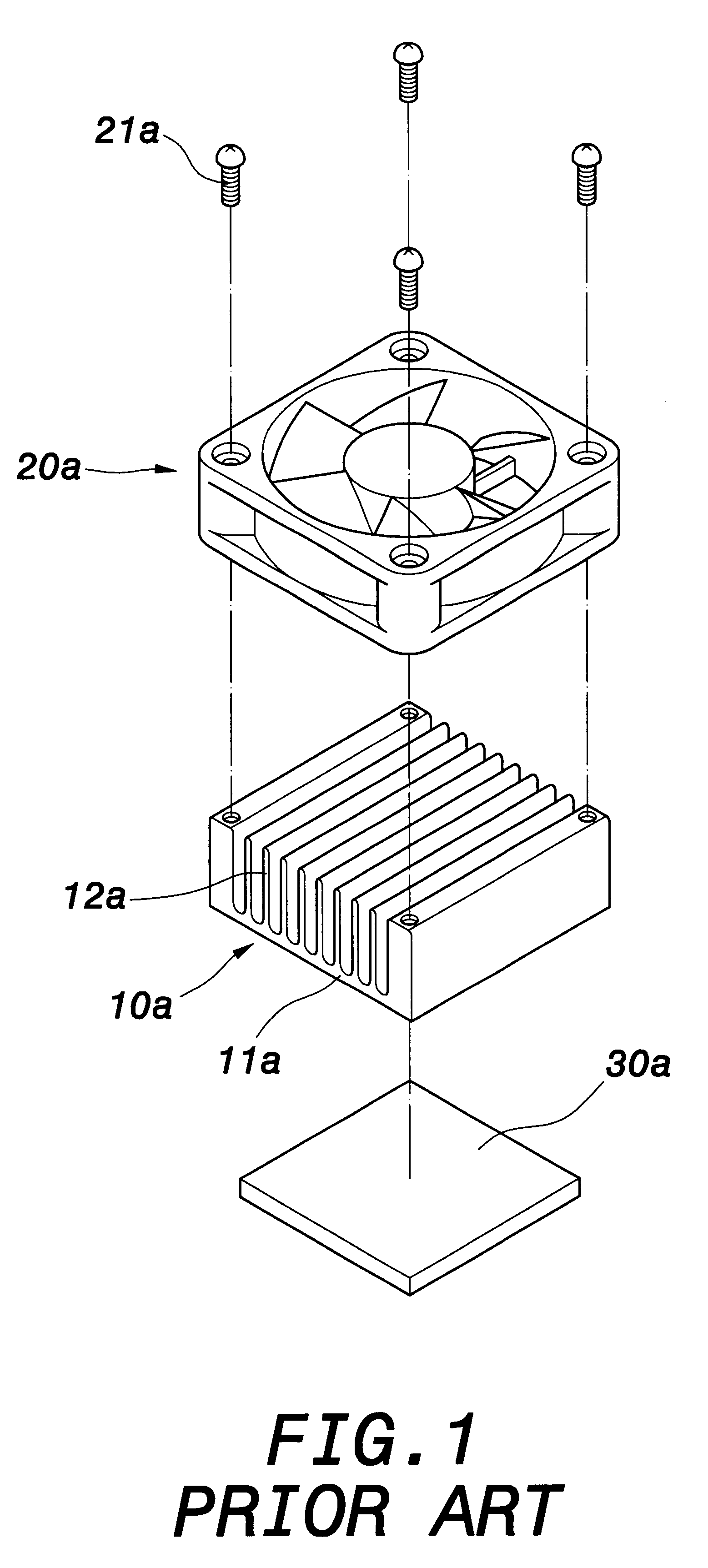 Computer heat dissipating structure