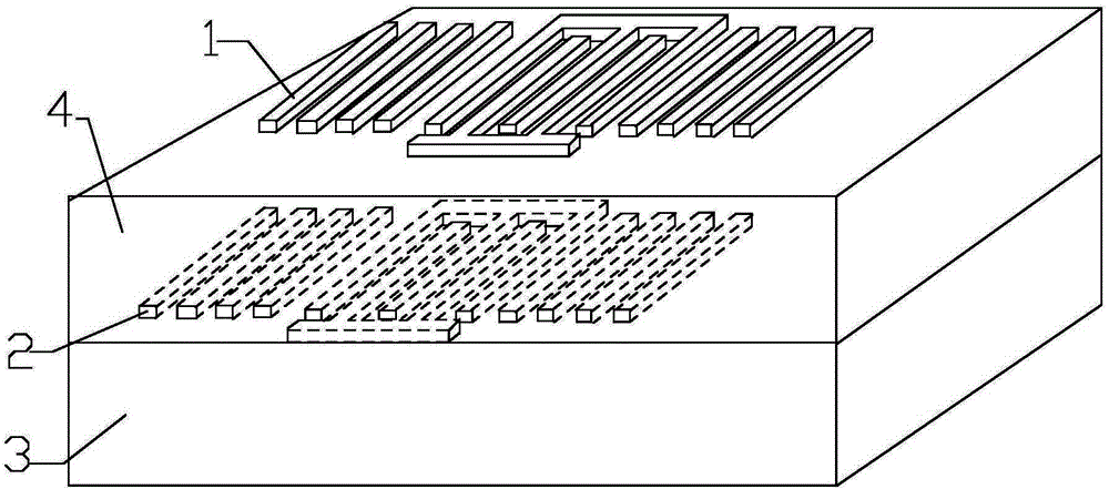 Acoustic surface wave sensor with double sensitive sources