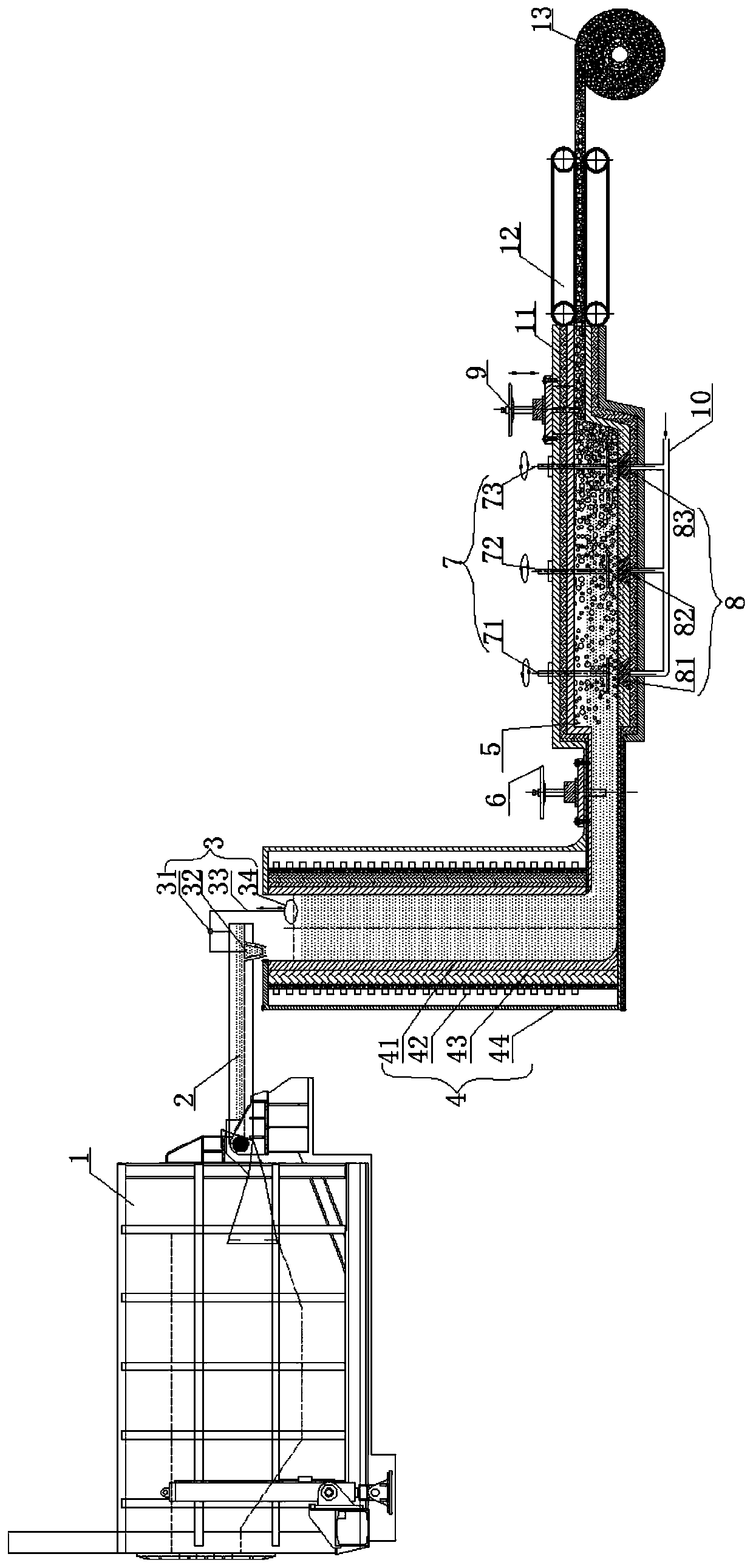 Multi-layer co-extrusion anti-polarization type composite adhesive film and preparation method thereof