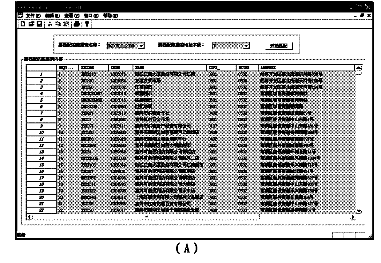 Address model constructing method and address matching method and system