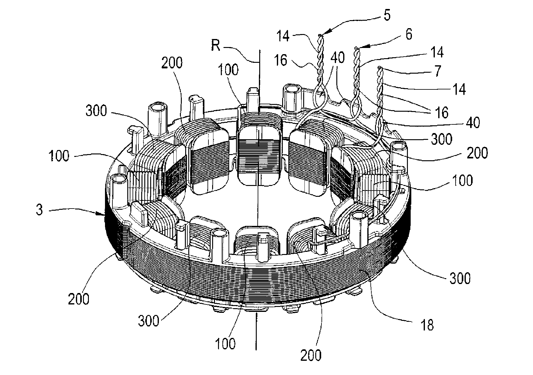 Electric machine and method for manufacturing it