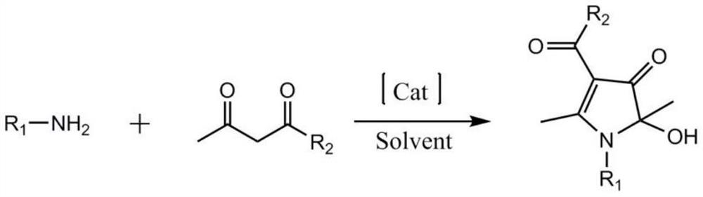 A kind of synthetic method of 1h-3-pyrrolidone compound