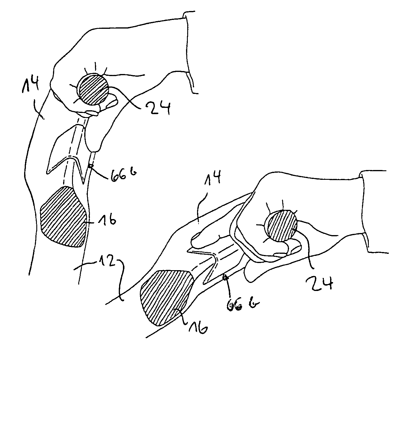 Drawbar for power-operated industrial truck