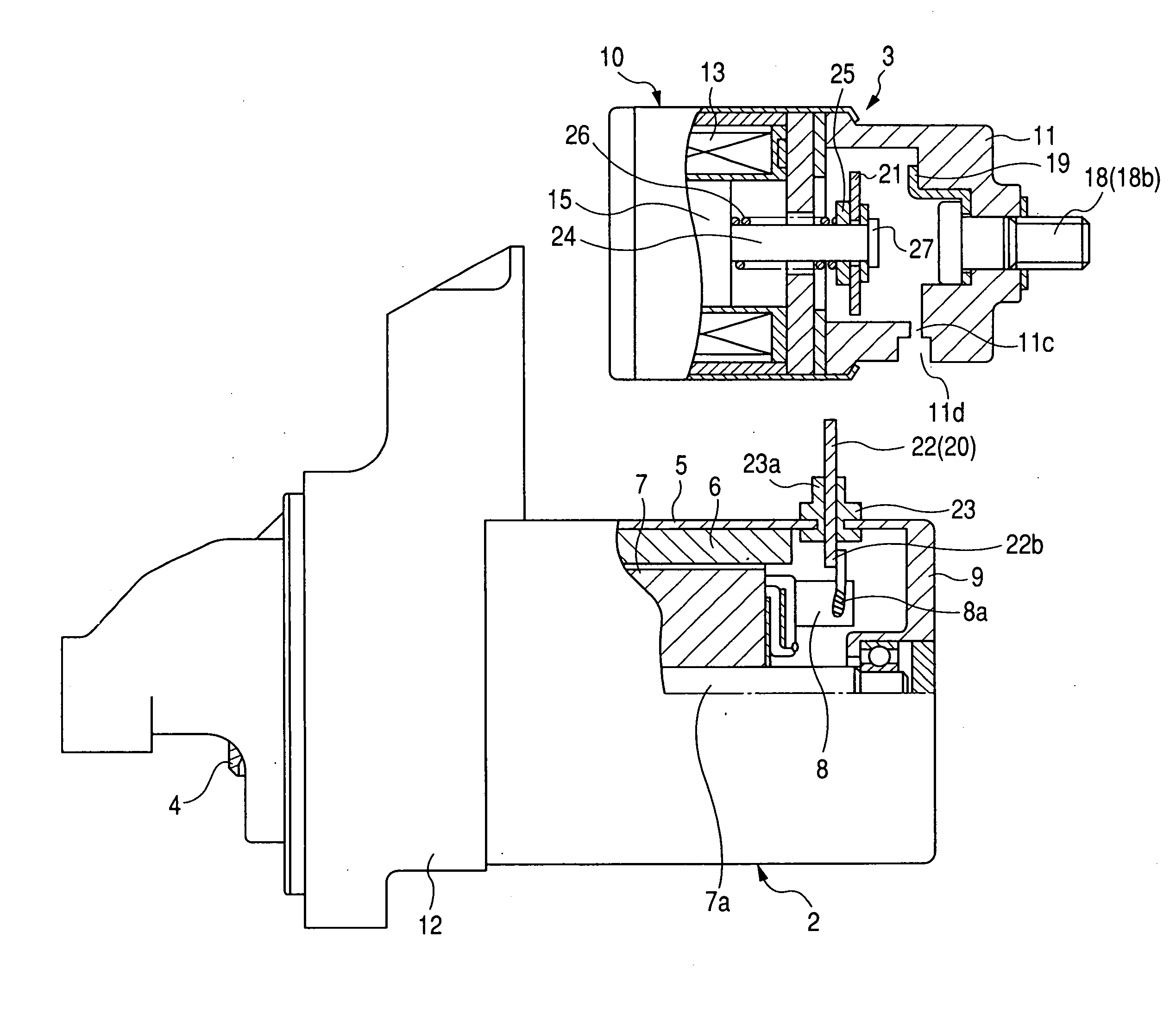 Starter having minimized electromagnetic switch