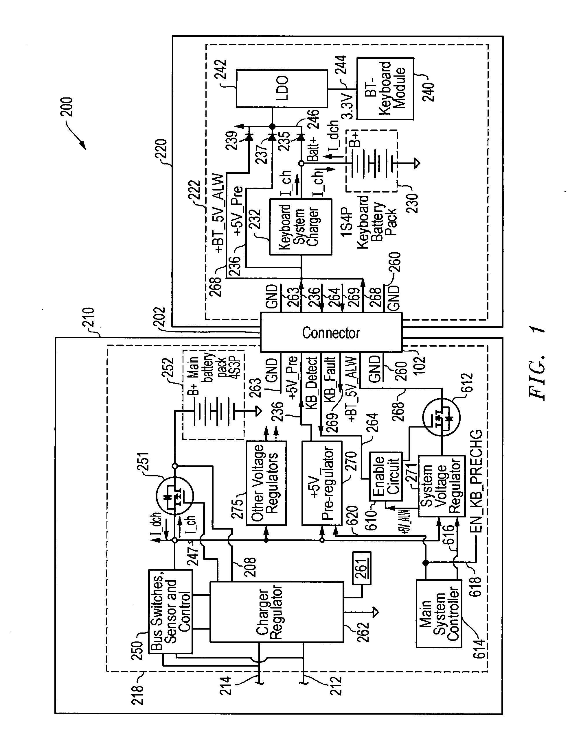 Power architecture for battery powered remote devices