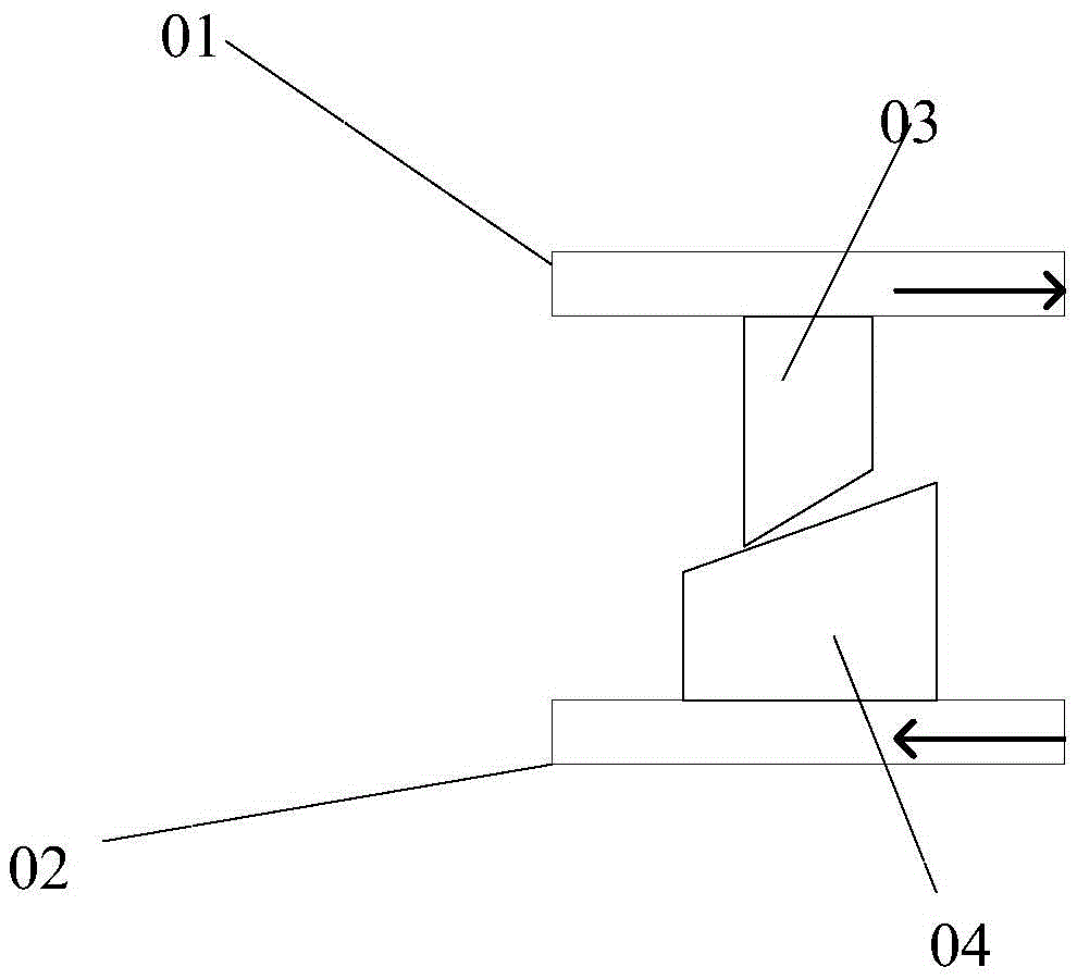 Curved display panel and display device