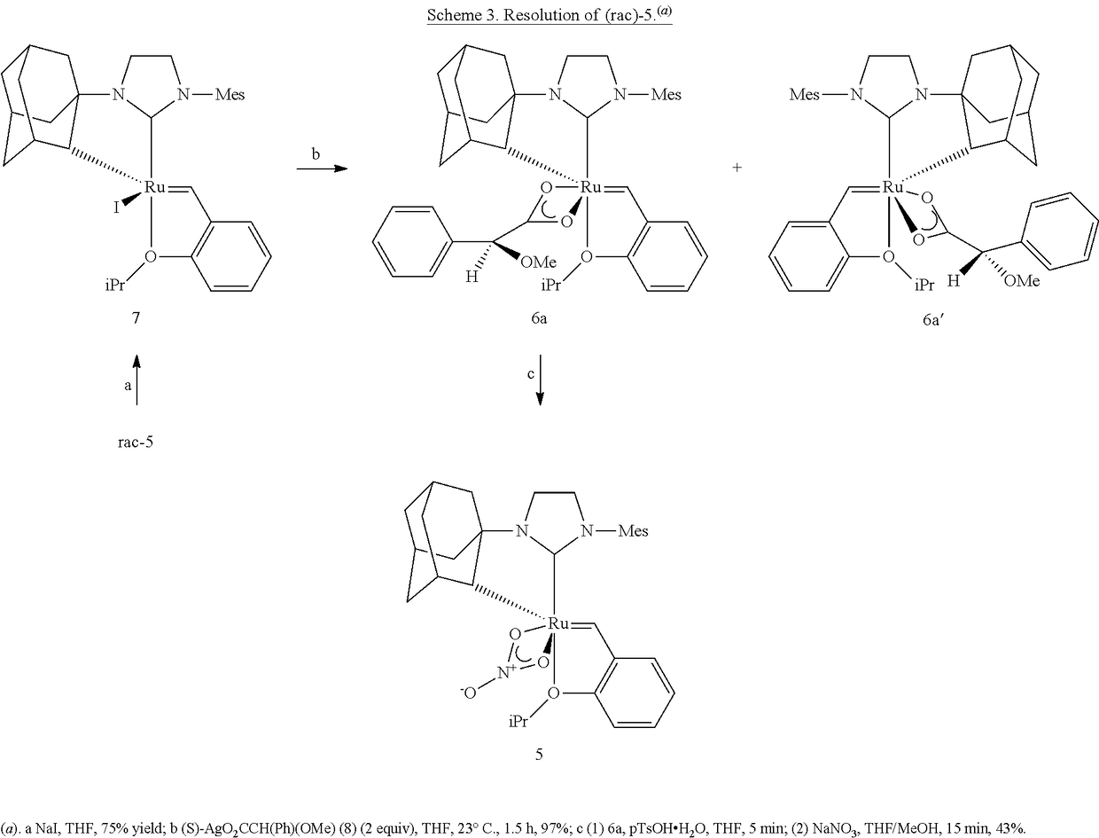 Selective olefin metathesis with cyclometalated ruthenium complexes