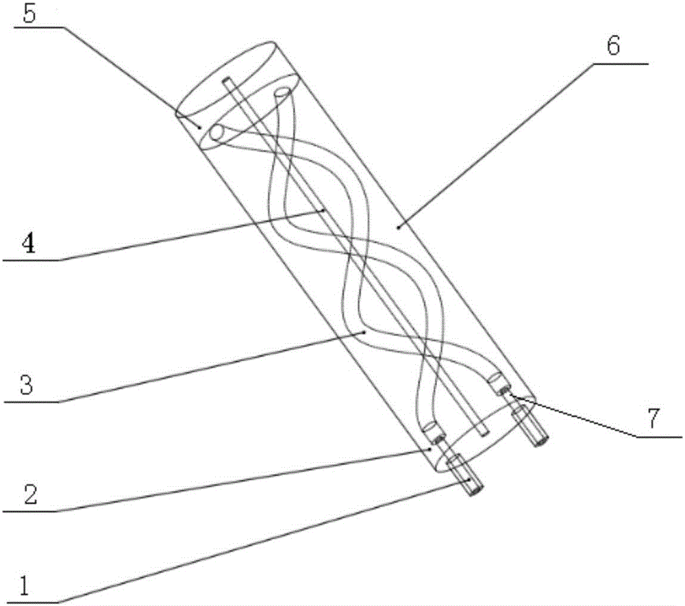 Spiral type twisting soft-bodied robot module