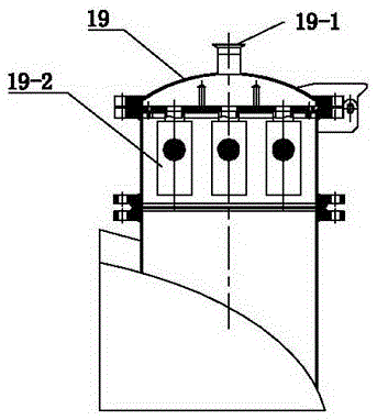 Helical ribbon vacuum dryer and working method thereof