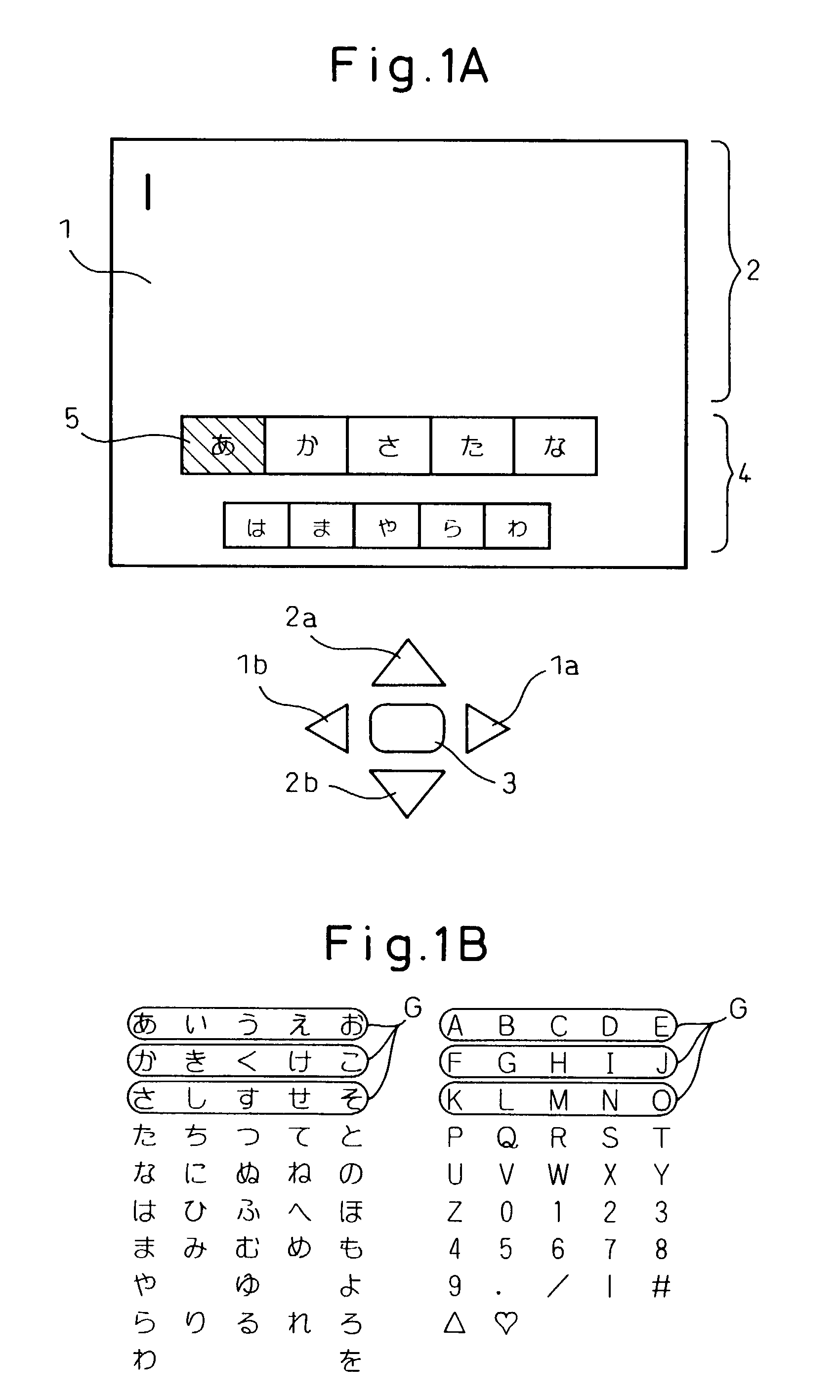 Character input device