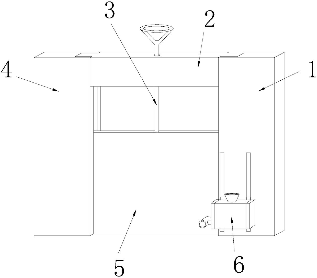 Medical sewage treatment pond sluice based on piezoelectric effect