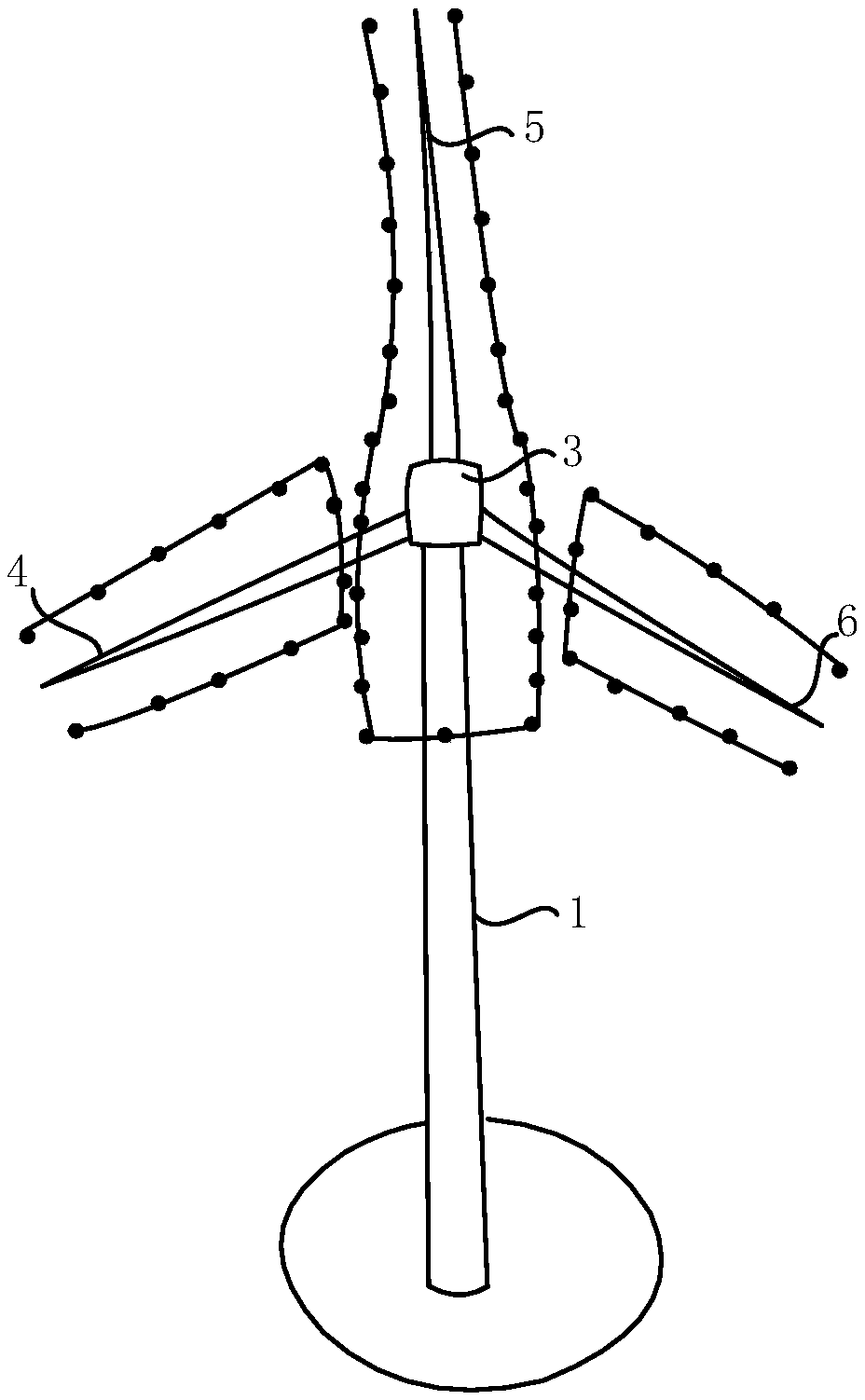 Method and system for recapturing lost blade tips of draught fan during tracking and detection of blade tips through drone