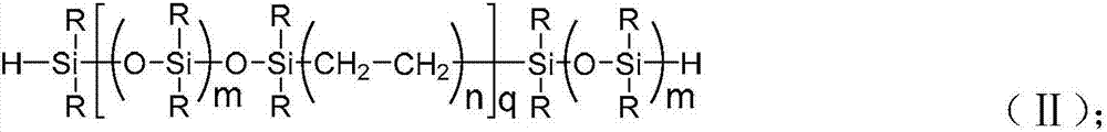 A kind of polyalkylsiloxane-polyolefin block copolymer and its preparation method and application