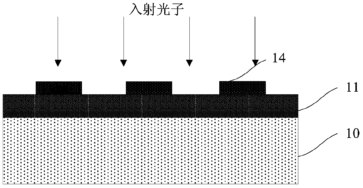 Narrowband Absorbing Superconducting Nanowire Single Photon Detector