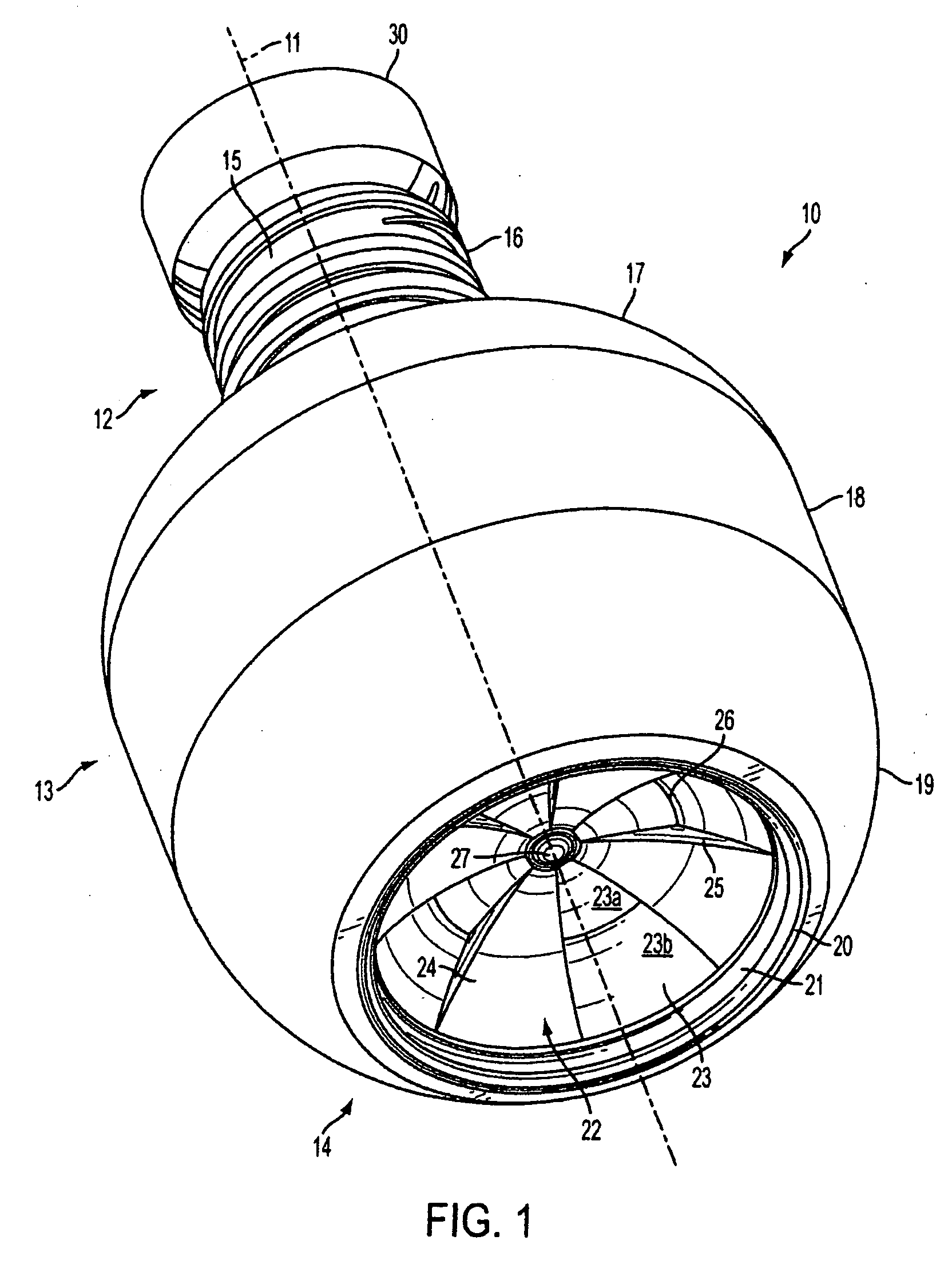 Plastic container base structure and method for hot filling a plastic container