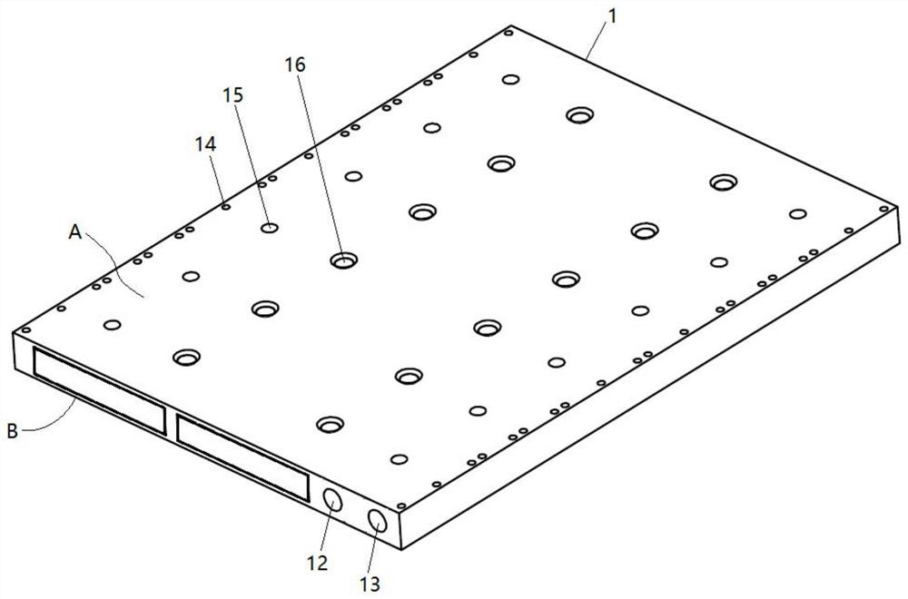 Hot-pressing shaping heating plate for paper pulp molding production equipment, manufacturing method of hot-pressing shaping heating plate and paper pulp molding production equipment