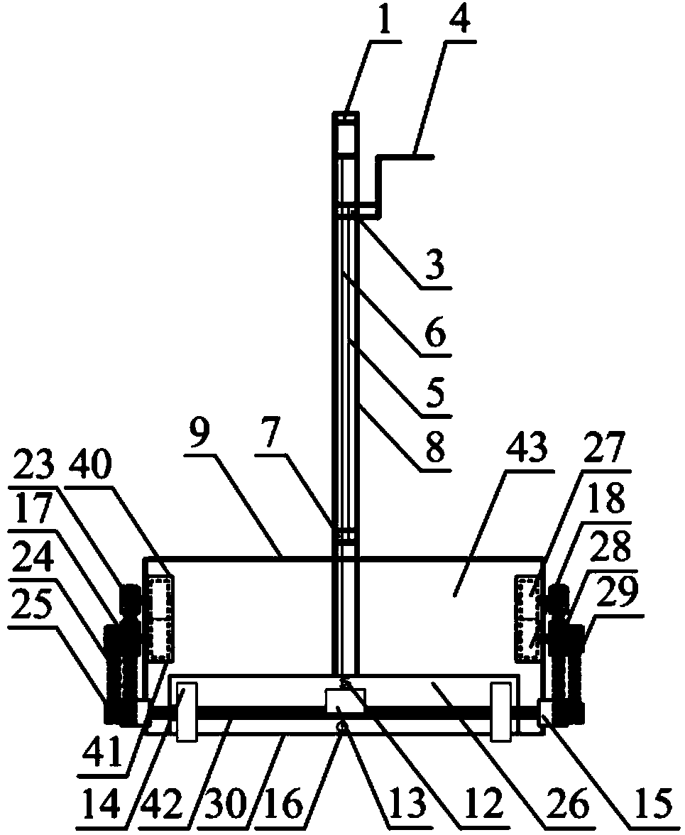 Indoor near ground dust removal cleaning device