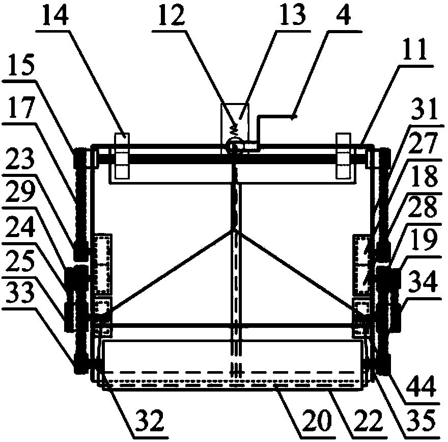 Indoor near ground dust removal cleaning device