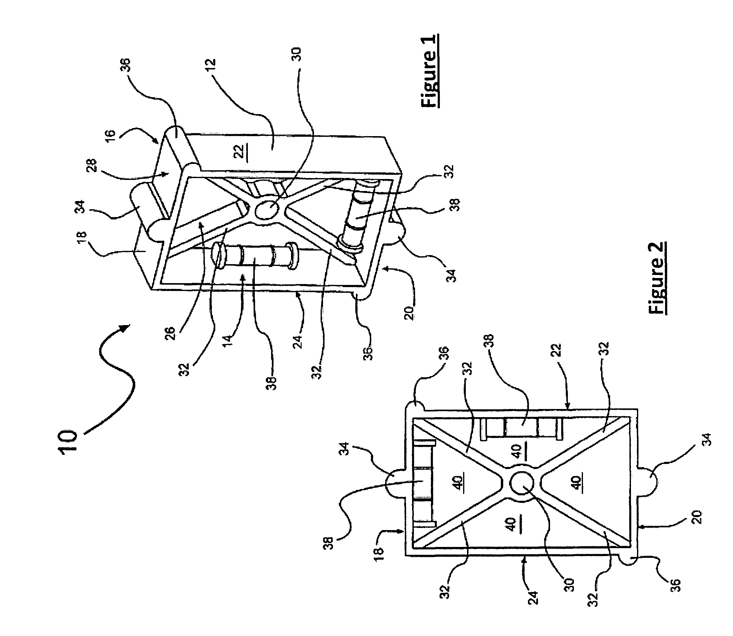 Electrical box template