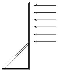 Anti-falling temporary fence and using method