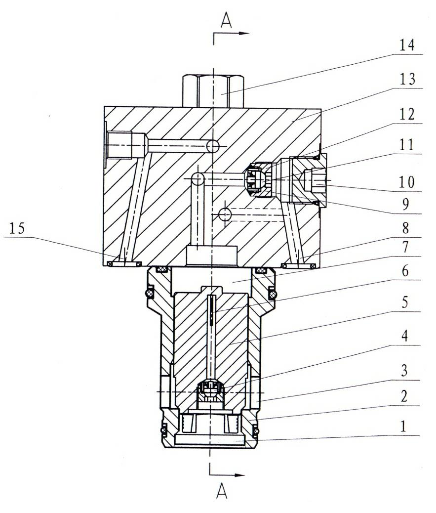 High-flow hydraulic feedback pilot control plug-type proportion throttle valve system