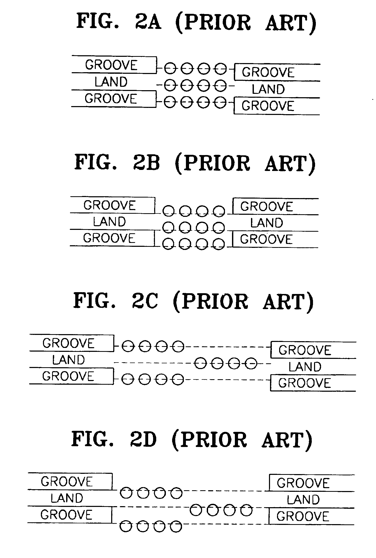 Optical recording medium with wobbled header area, and data recording method and apparatus therefor