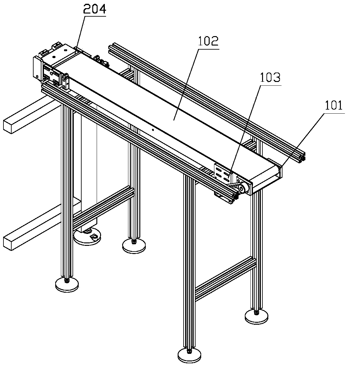 A fully automatic cotton socks packaging machine