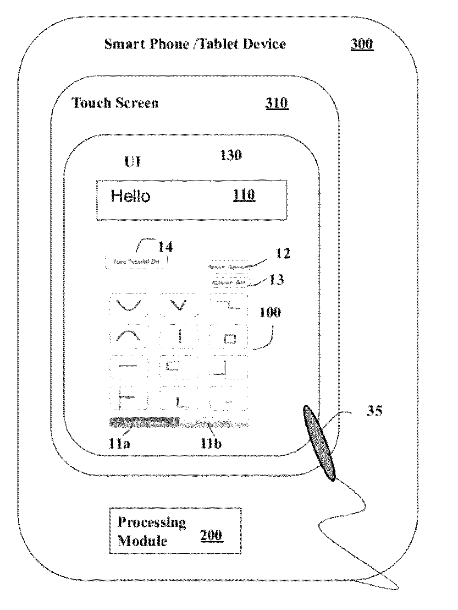 Virtual symbols-based keyboard