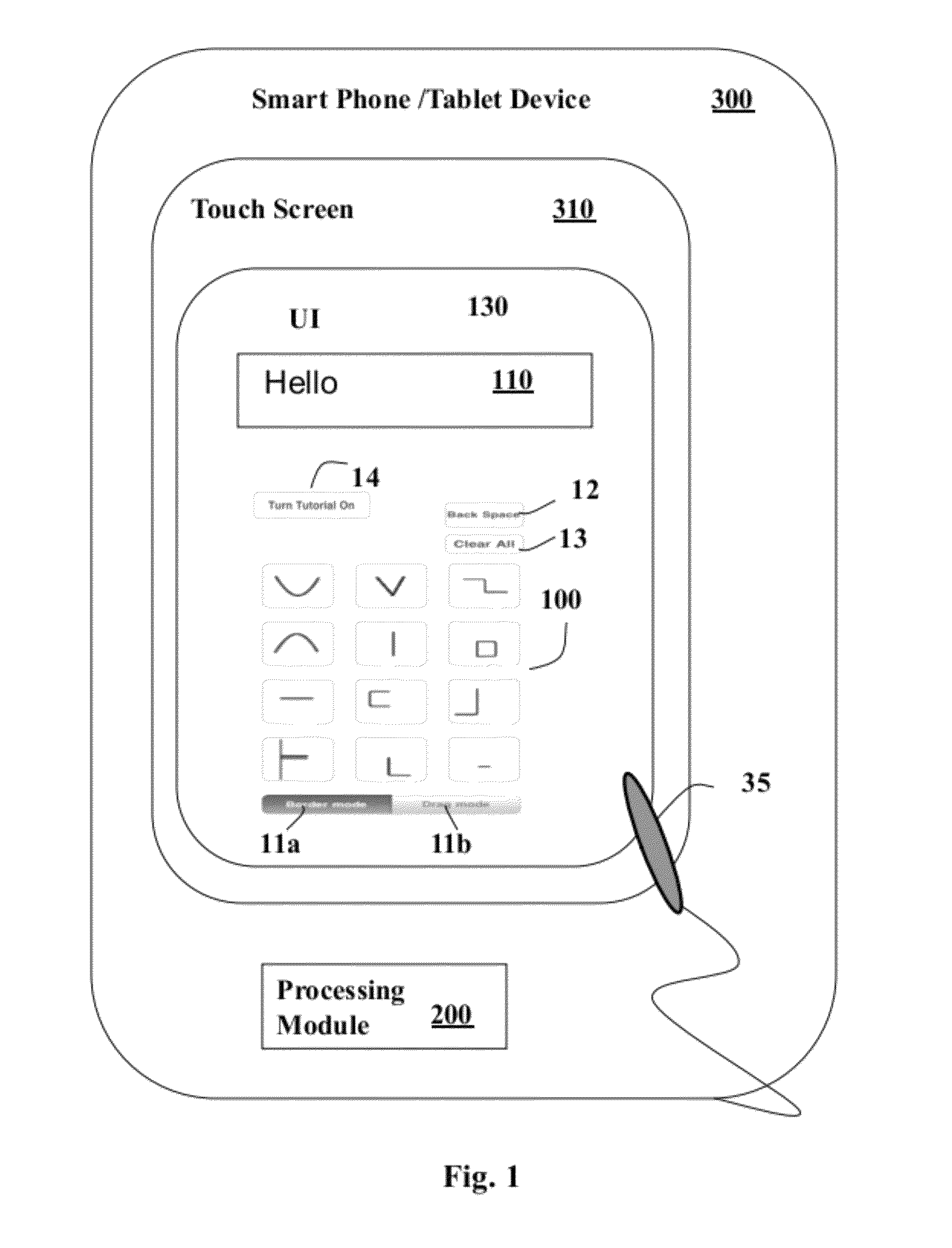 Virtual symbols-based keyboard