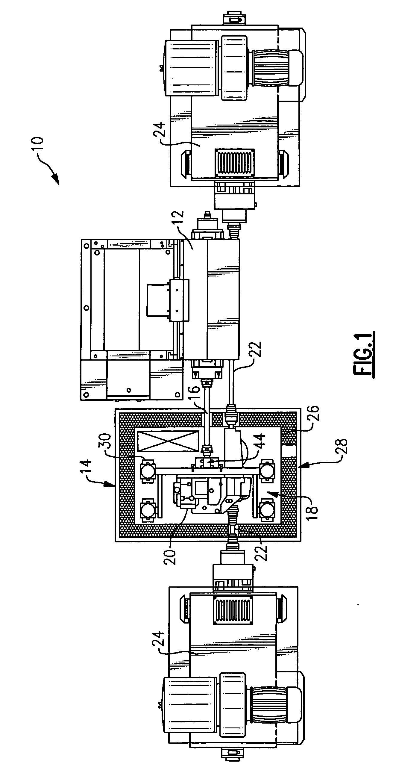 Transmission headstock for test stands