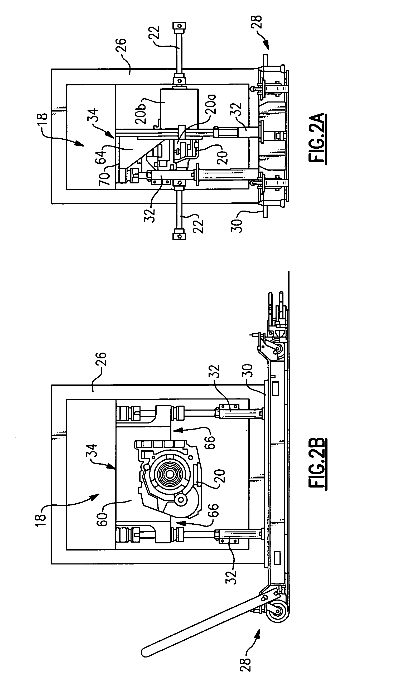 Transmission headstock for test stands