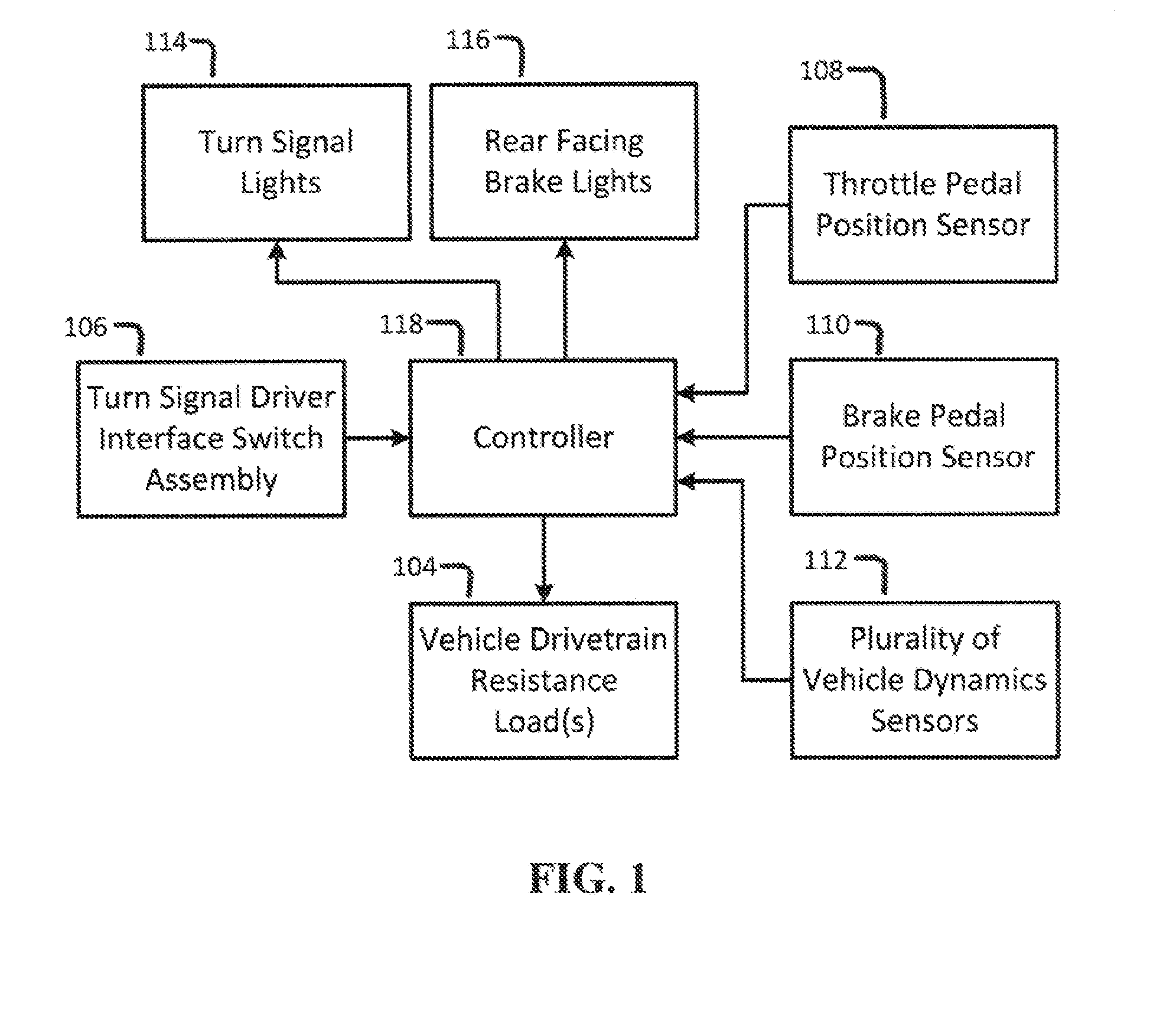 Turn Signal Controlled Regenerative Braking And Decelerative Loading