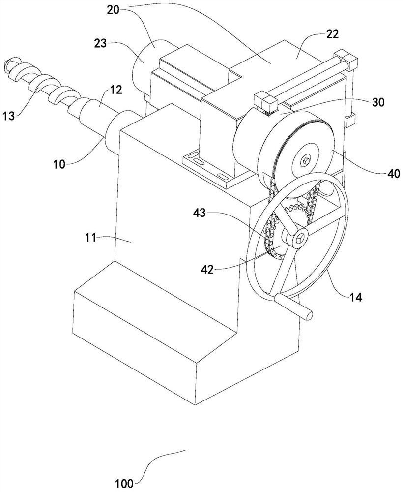 Automatic tail drill equipment for horizontal lathe and horizontal lathe