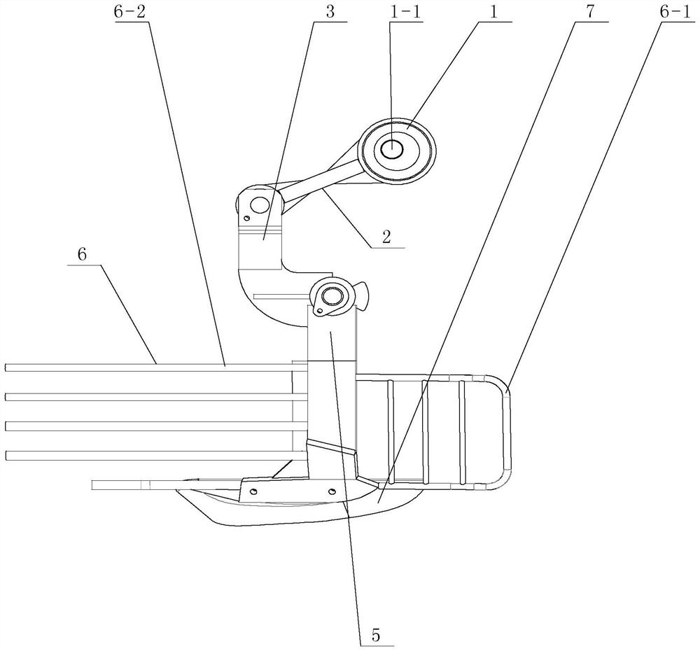 Vibration digging structure for sugar beet harvester