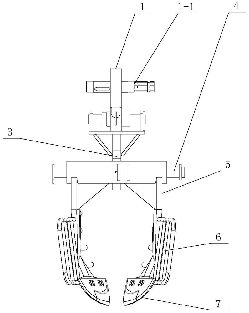 Vibration digging structure for sugar beet harvester