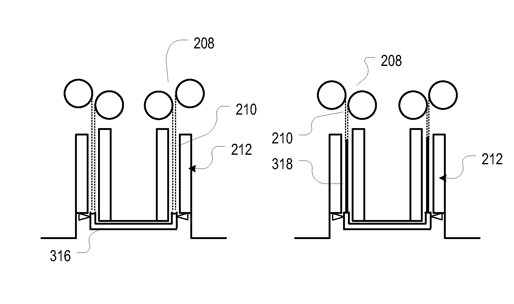 Process and apparatus for molding continuous-fiber composite articles