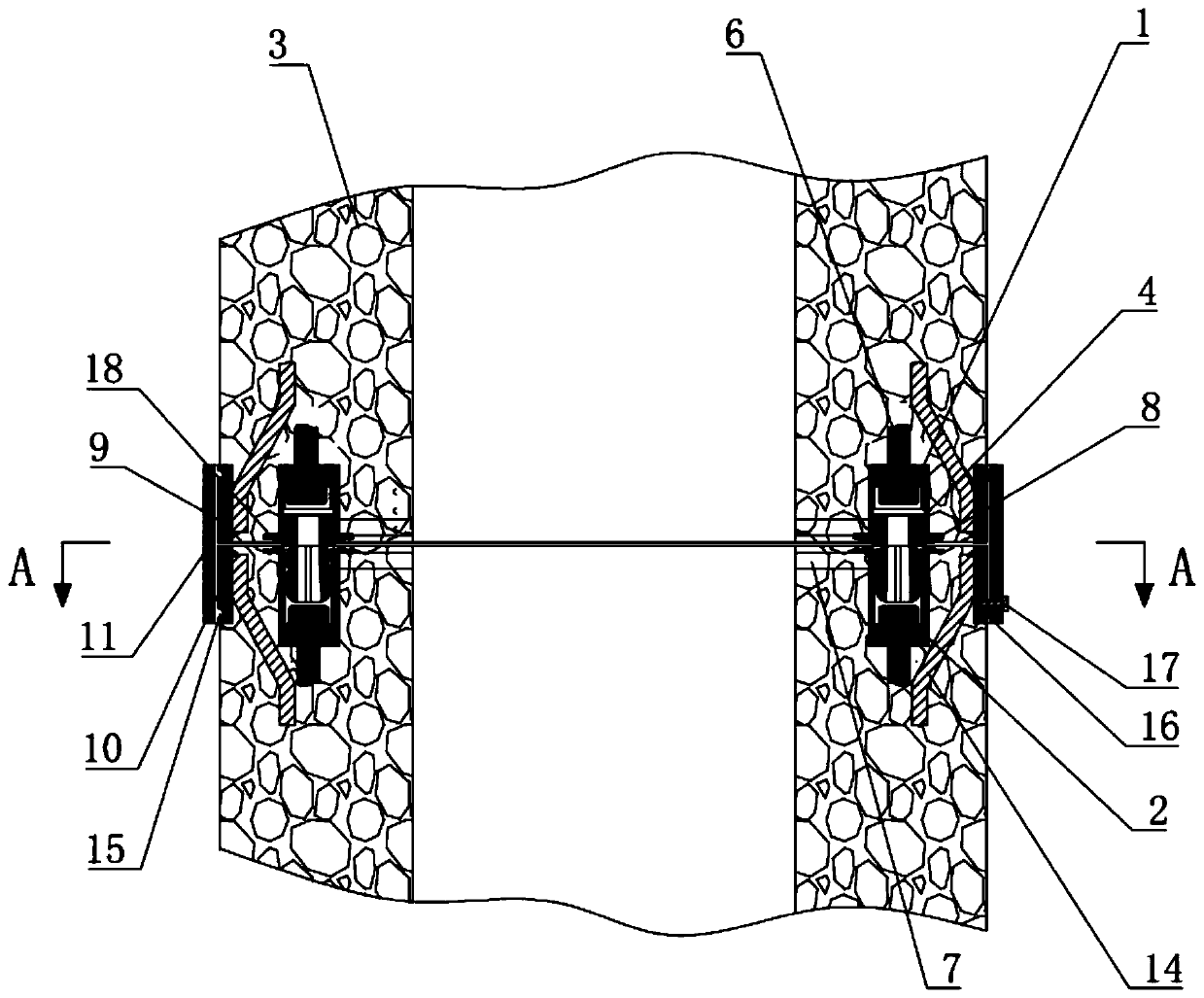 Mechanical connecting device of concrete precast pile and manufacturing method