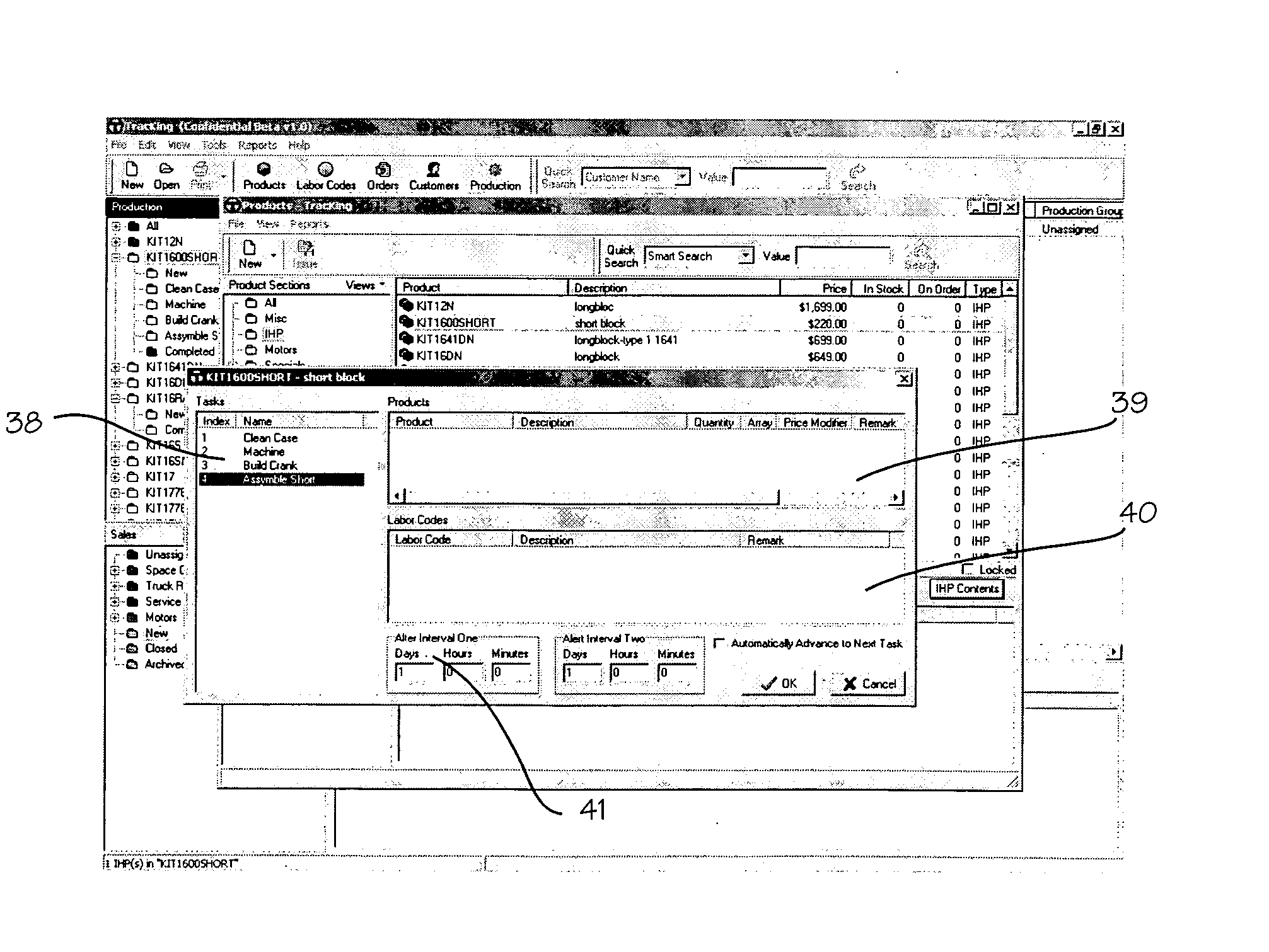 System and method for tracking information in a business environment