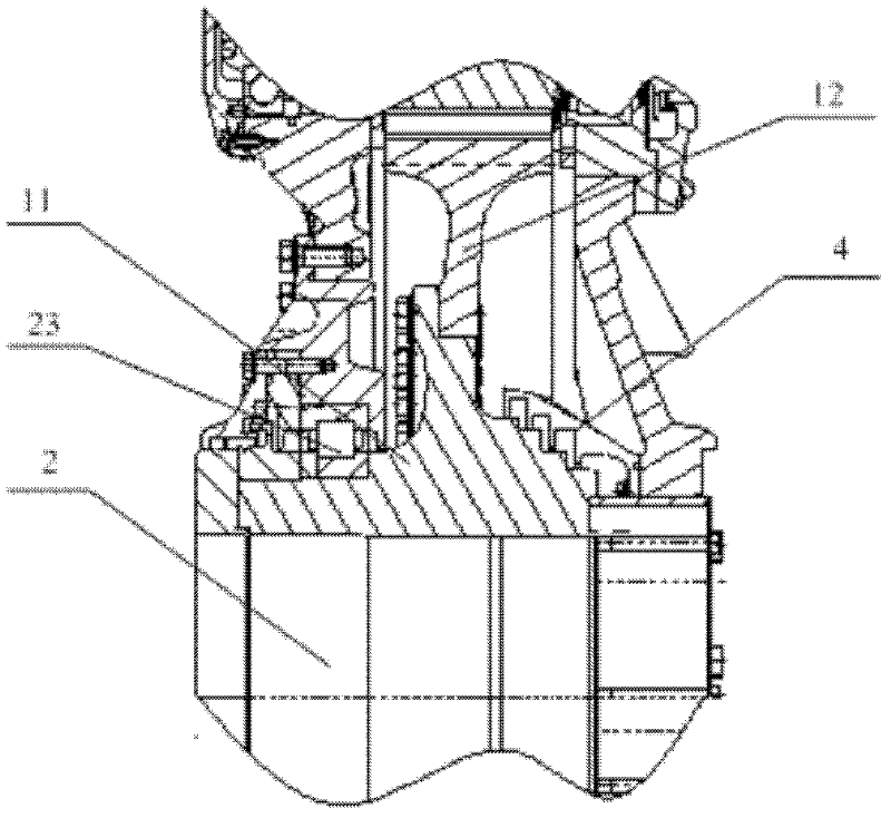 Assembly system of integrated gearbox