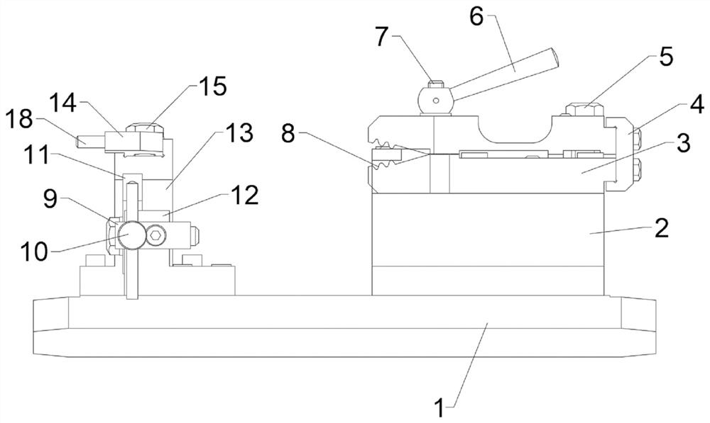 Fixing tool for turbine blade machining