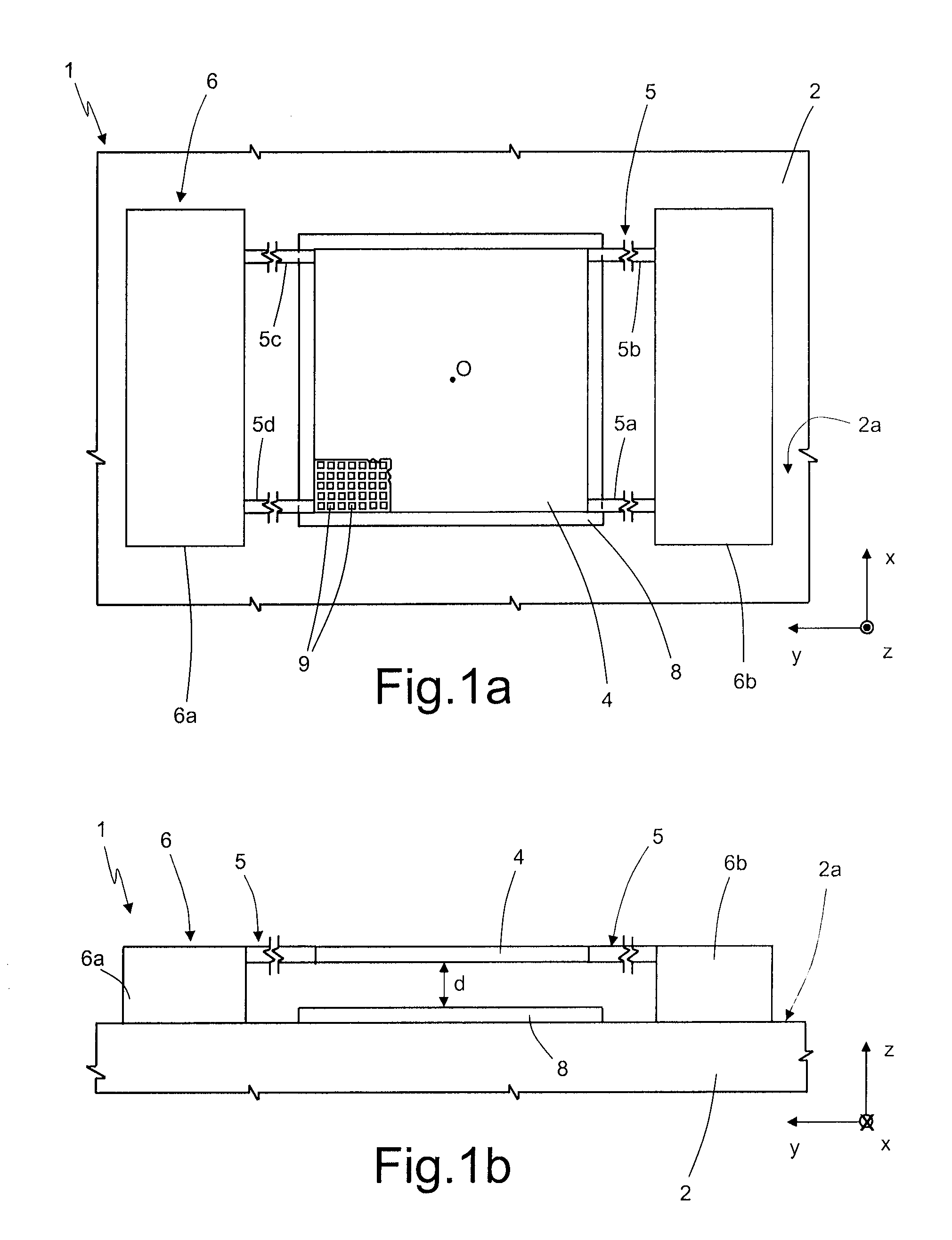 Microelectromechanical resonant structure having improved electrical characteristics