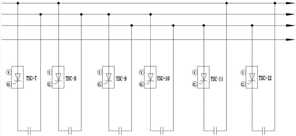 Three-phase imbalance and low-voltage treatment device and system, and compensation loop switching method